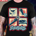 4 Elements Of Hip Hop Unisex T-Shirt