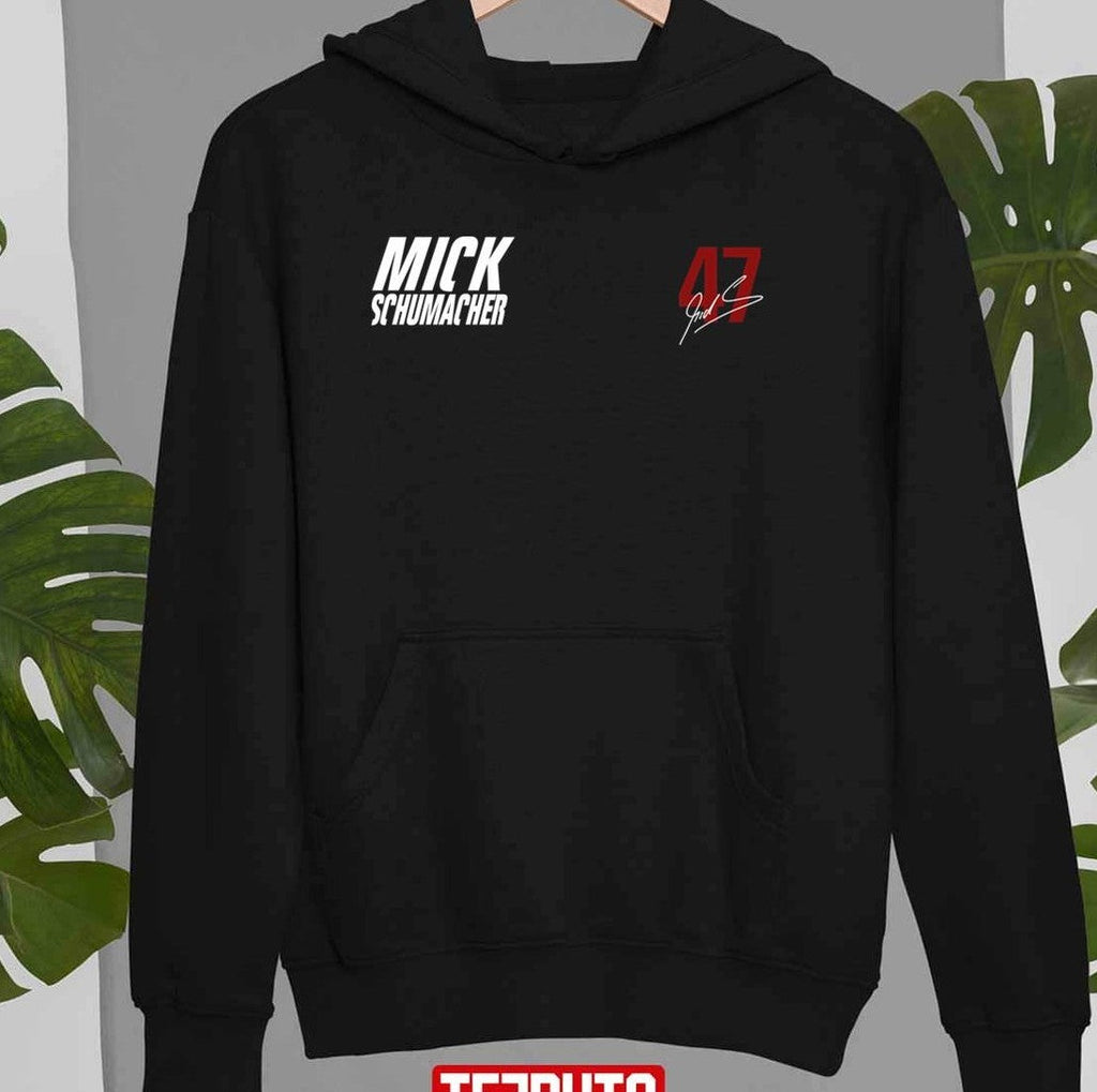 No 47 Mick Schumacher Racing Driver Design Unisex Sweatshirt