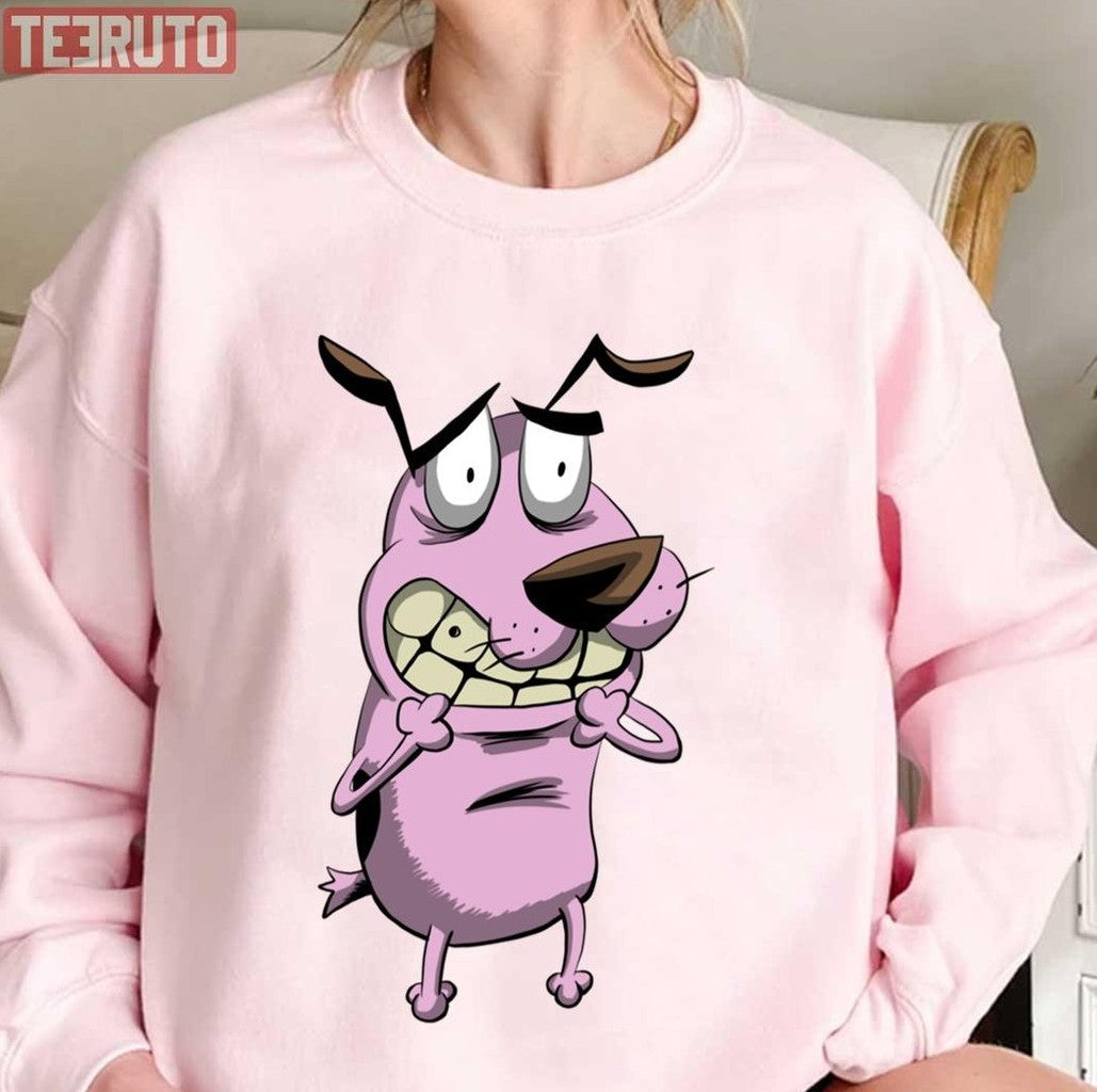 Something's Wrong Courage The Cowardly Dog Unisex Sweatshirt