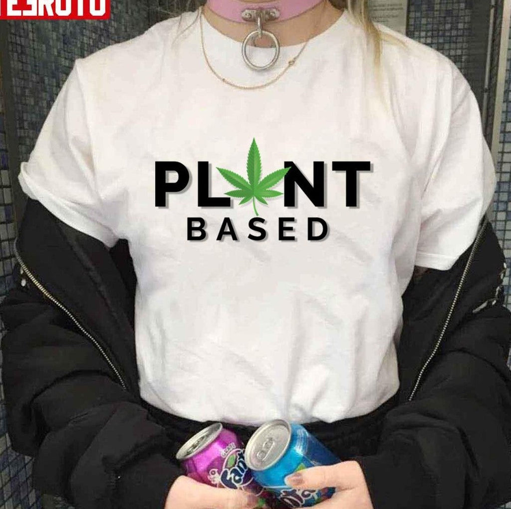 Plant Based Happy 420 Vegan Happy 420 Unisex T-shirt