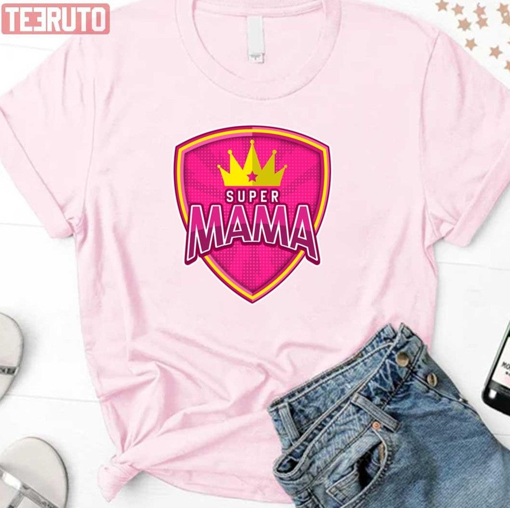 Super Mama Icon Mother’s Day Unisex T-Shirt