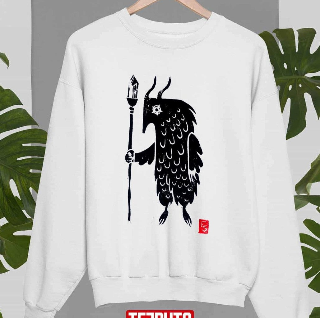 Pixie 'horned Bird' Shaman Unisex Sweatshirt