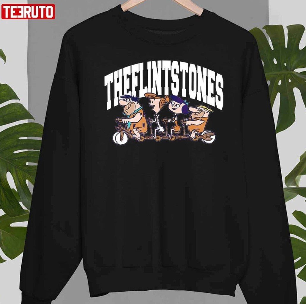The Flint Stones Logo Design Cartoon Unisex Sweatshirt