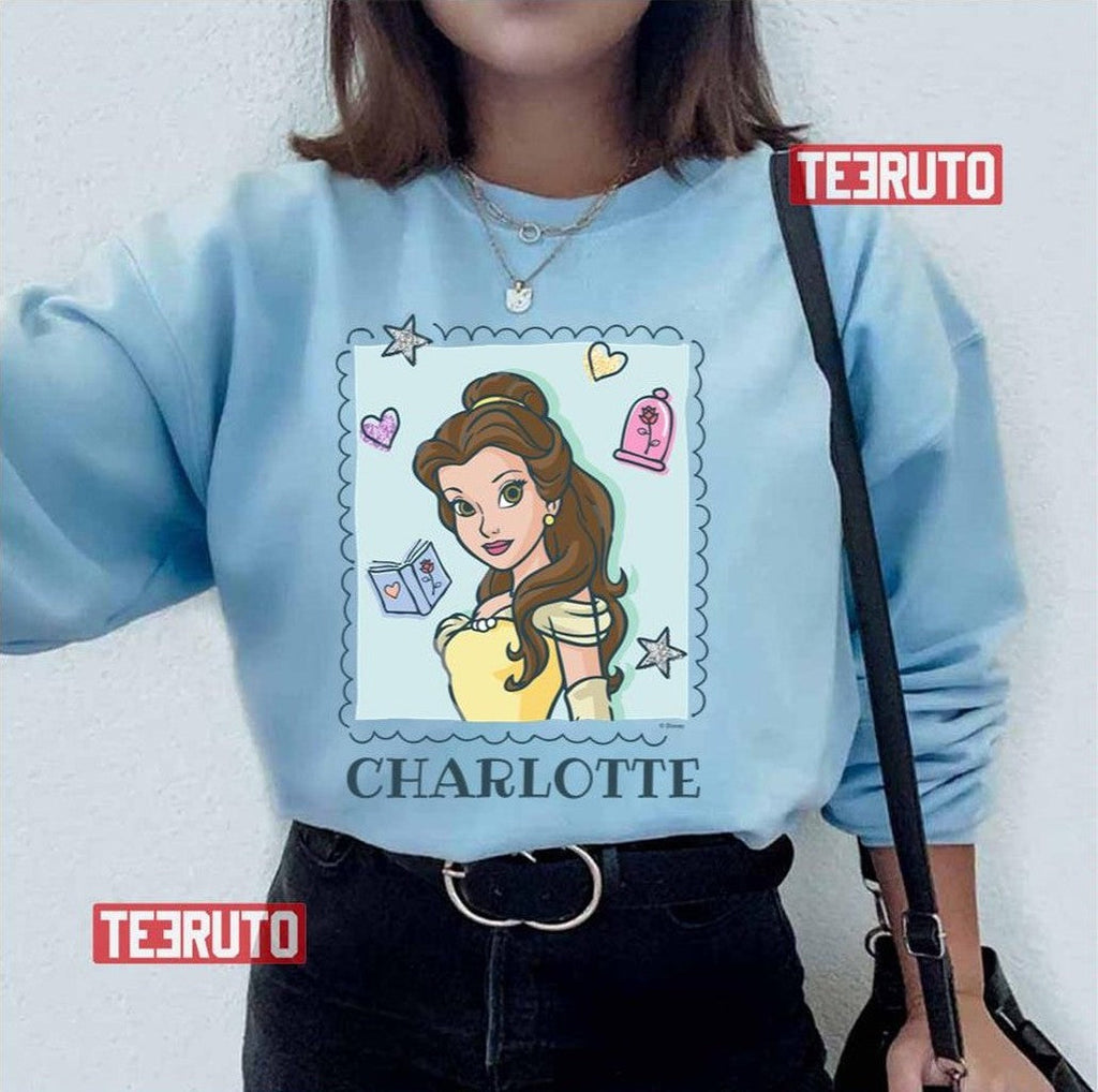 Personalized Name Belle Beauty And The Beast Unisex T-Shirt