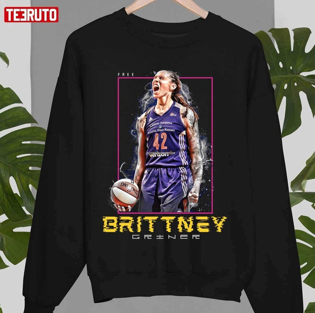 Basketball Free Brittney Griner Photographic Design Unisex T-Shirt