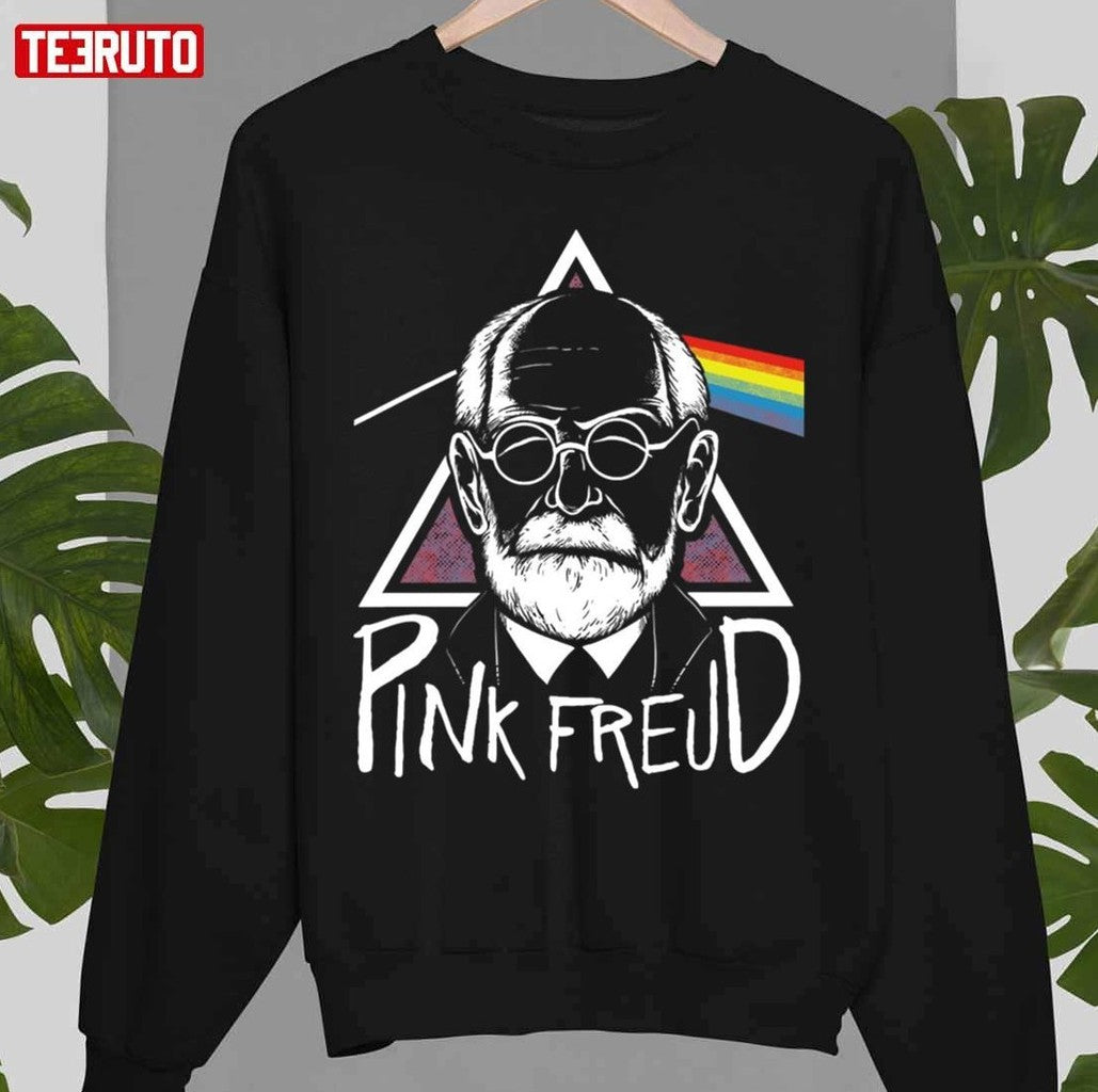 Pink Freud Sarcastic Funny Pink Freud Dark Side Unisex T-Shirt