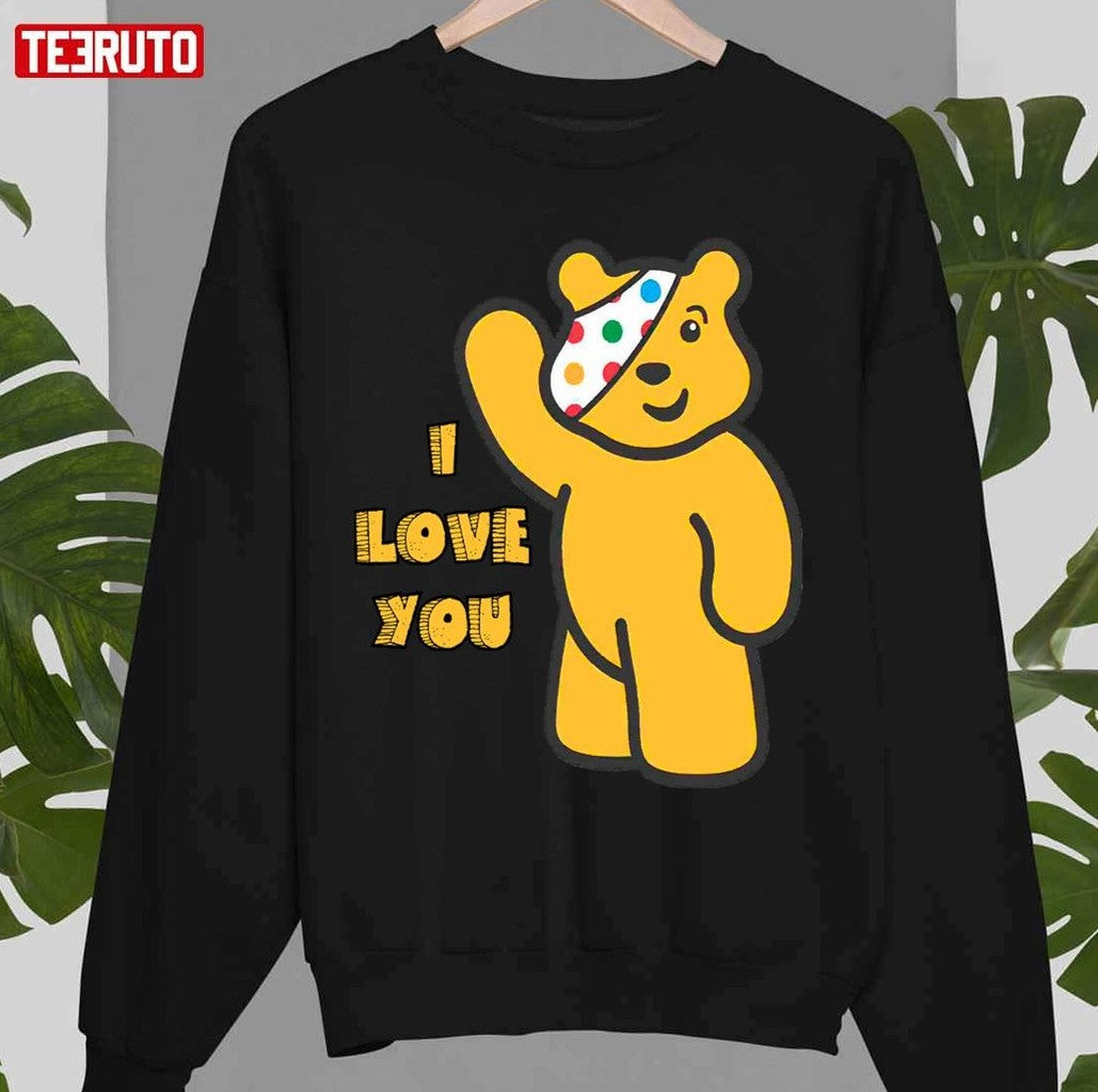 Tesco Pudsey Bear I Love You Unisex T-Shirt