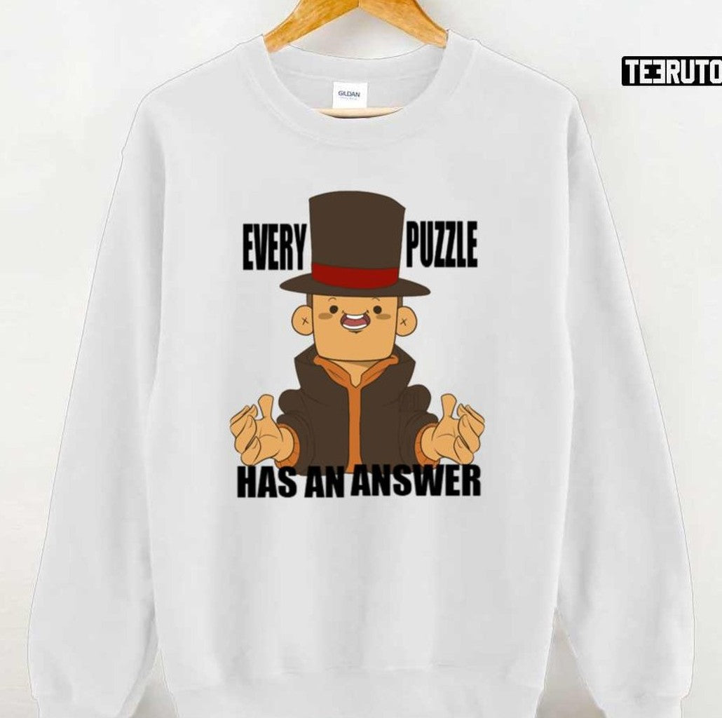 Professor Layton Puzzling Unisex T-Shirt