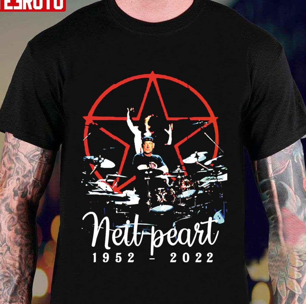 Nett Peart 1952-2022 Rush Band Unisex T-Shirt