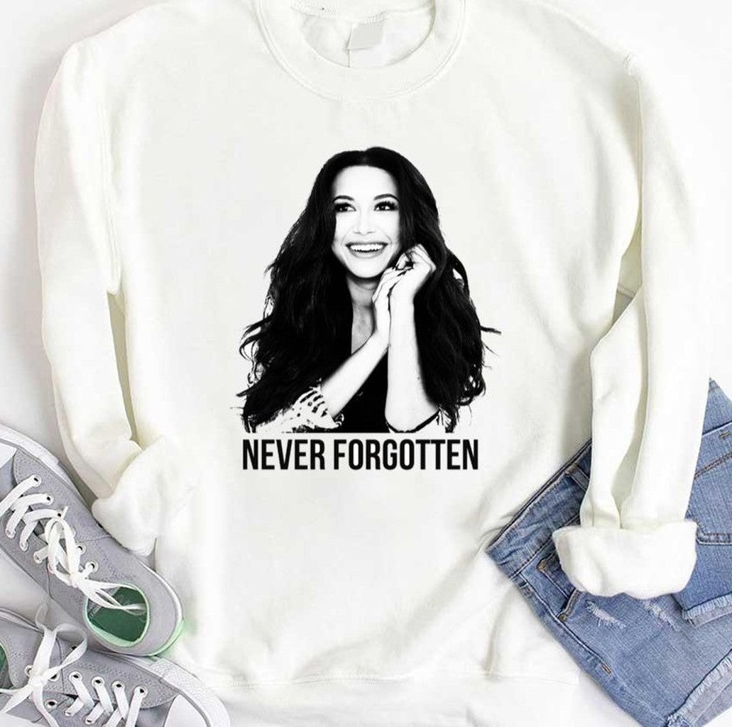Naya Rivera Glee Star Black And White Unisex T-Shirt