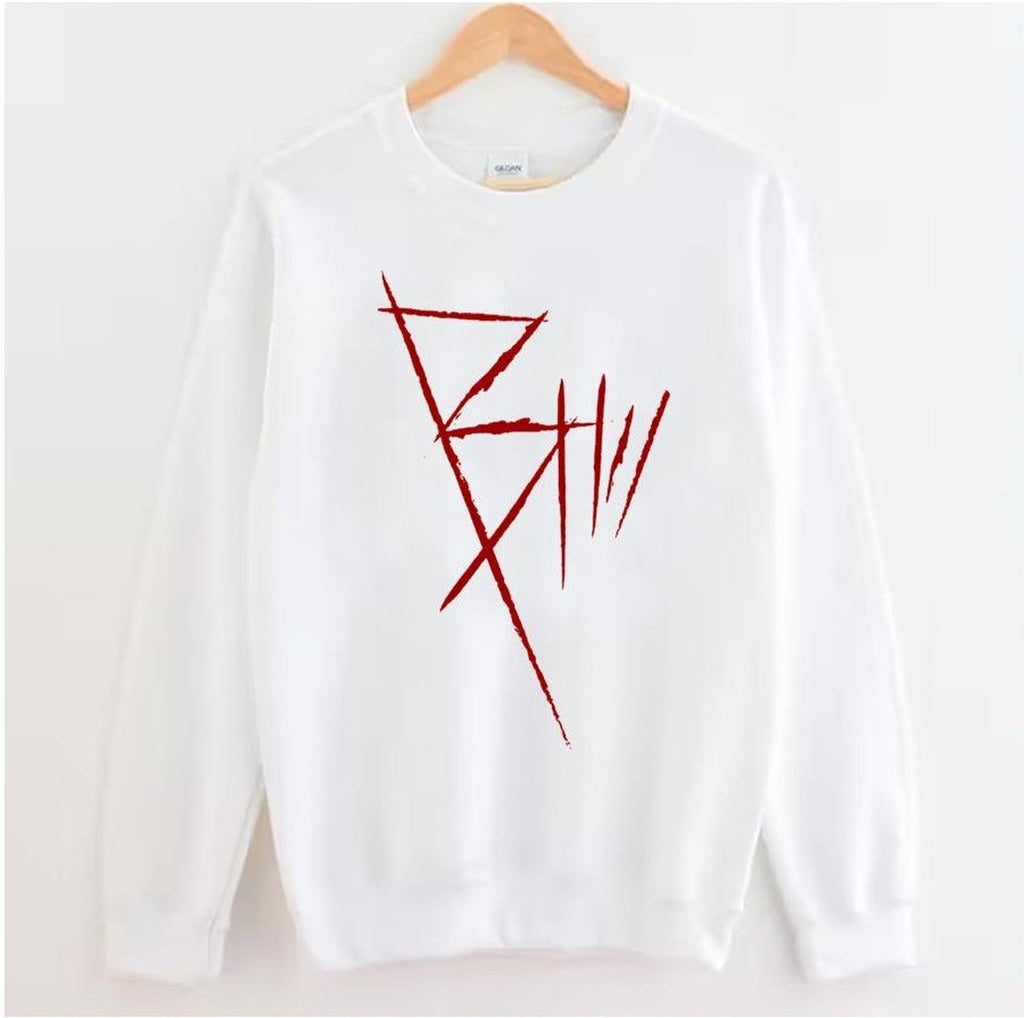 B The Beginning Red Logo Unisex Sweatshirt