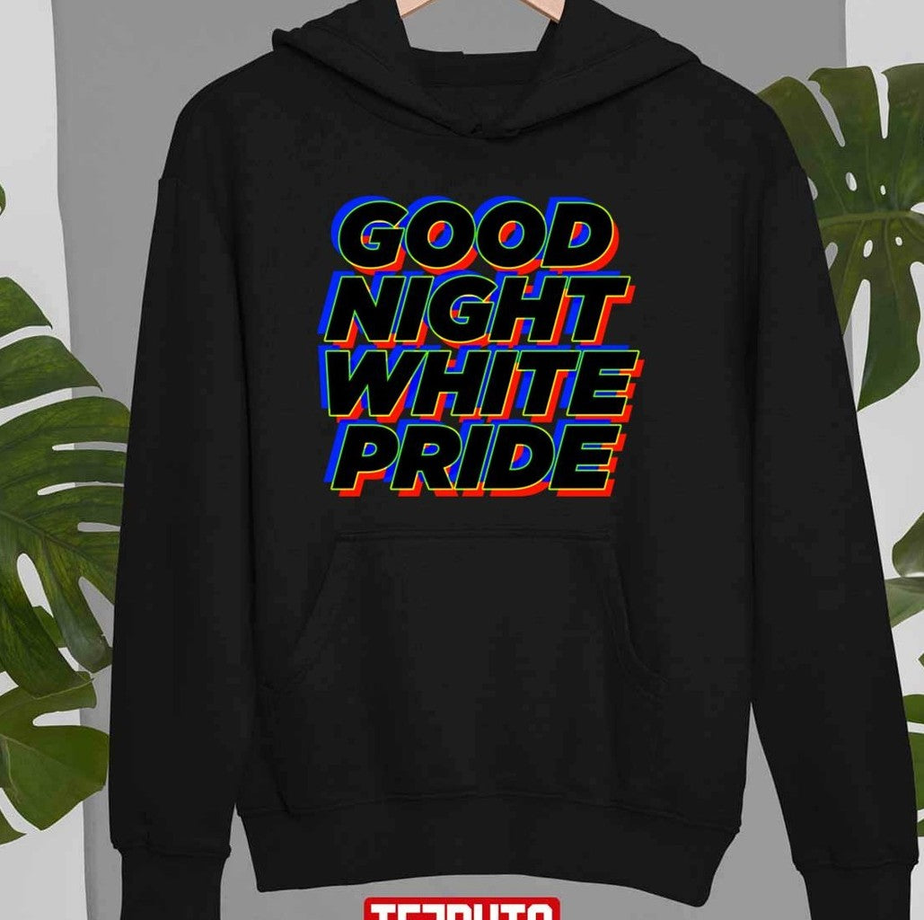 Neon Good Night White Pride Unisex T-Shirt