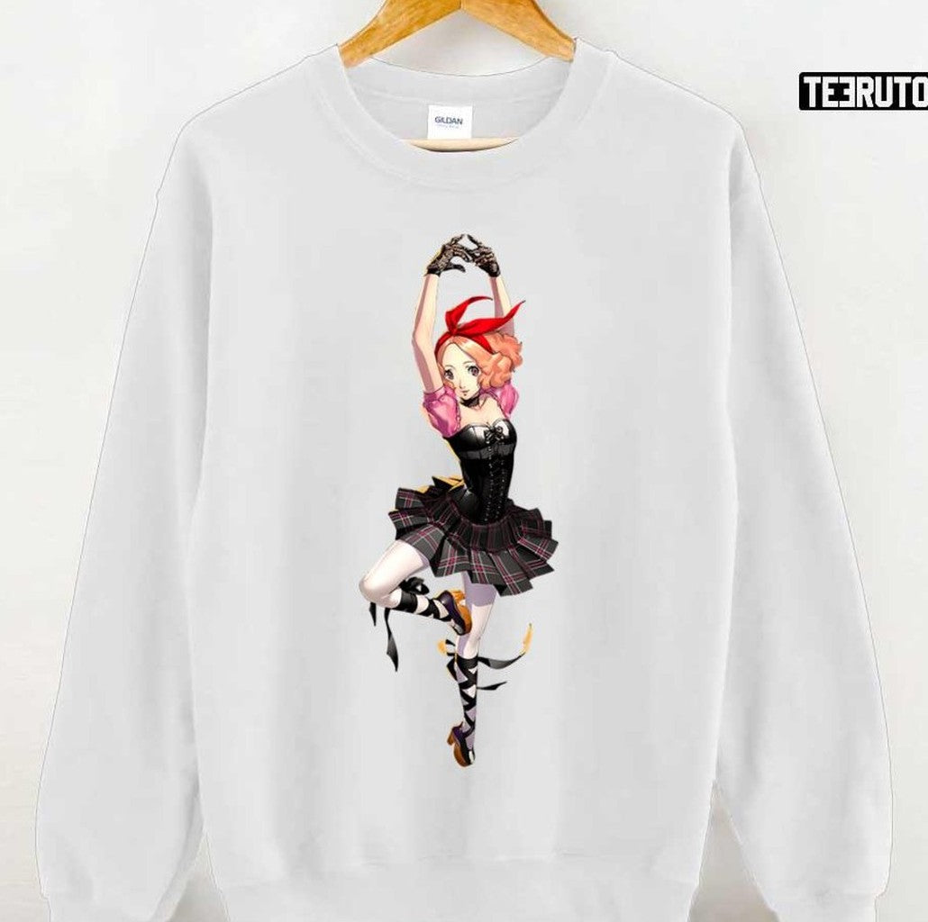 Persona 5 Haru Render Dancing Unisex T-shirt