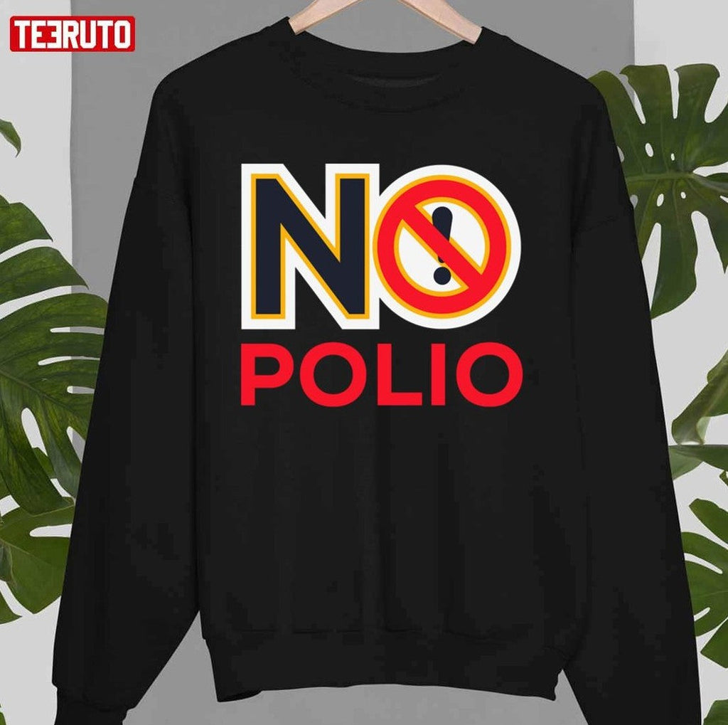 No Polio Warning Sign Unisex T-Shirt