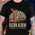 Night Train Cerita Jason Aldean Menarik Vintage Unisex T-shirt