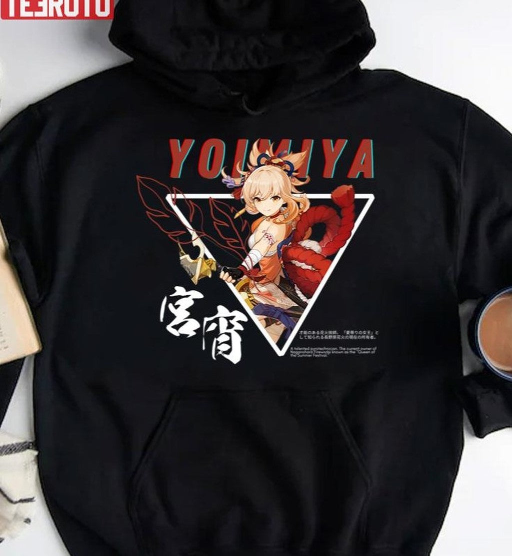 Naganohara Yoimiya Frolicking Flames Genshin Impact Unisex T-Shirt