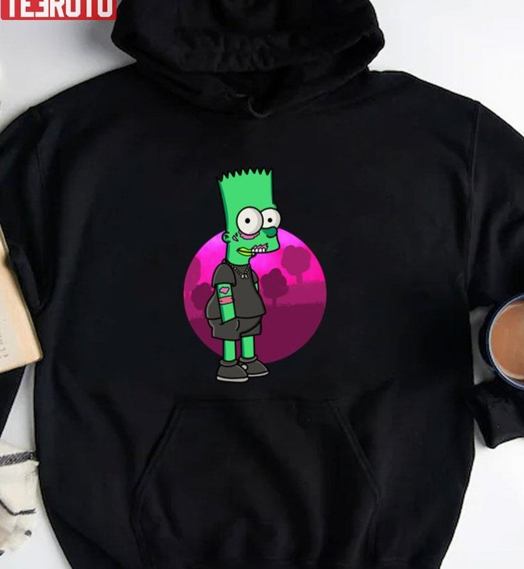 Bart Tropper The Simpsons Creepy Costume Art Unisex T-Shirt