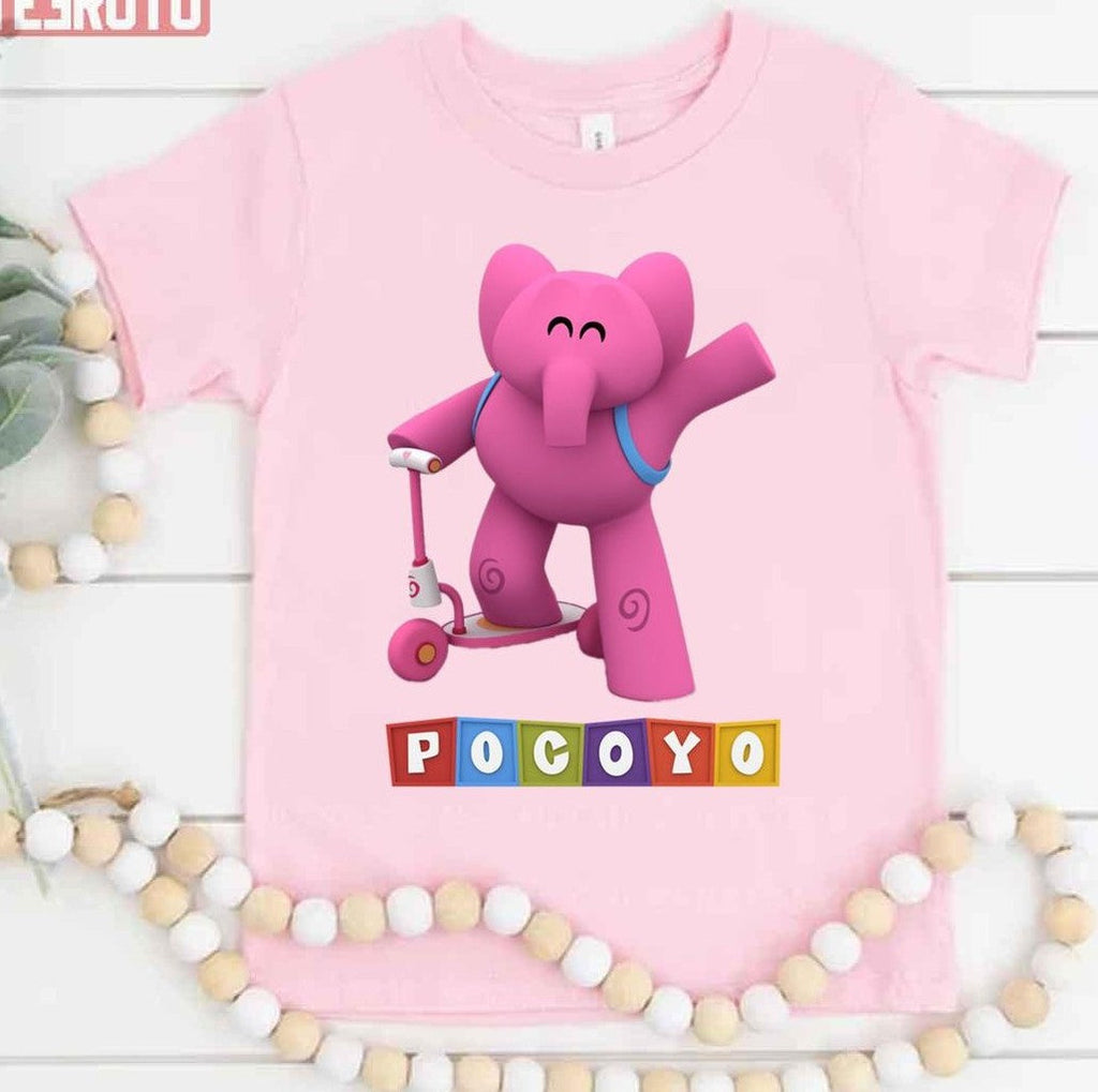 Pink Elephant Pocoyo Unisex T-Shirt