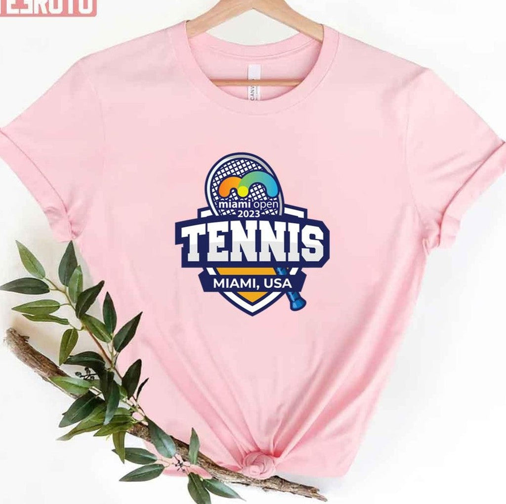 Tennis Miami Open 2023 Us Logo Unisex T-Shirt