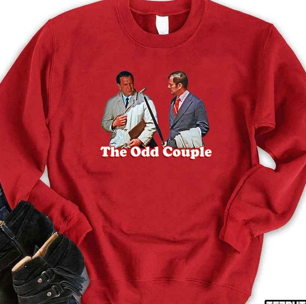 Retro Throwback The Odd Couple Felix And Oscar Tribute Unisex Sweatshirt
