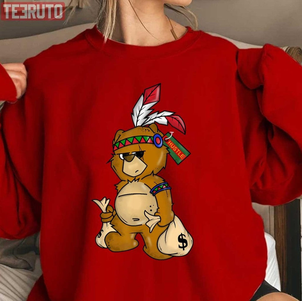 Bear Hustle Hip Hop Money Rap Boys Men Christmas Sweatshirt
