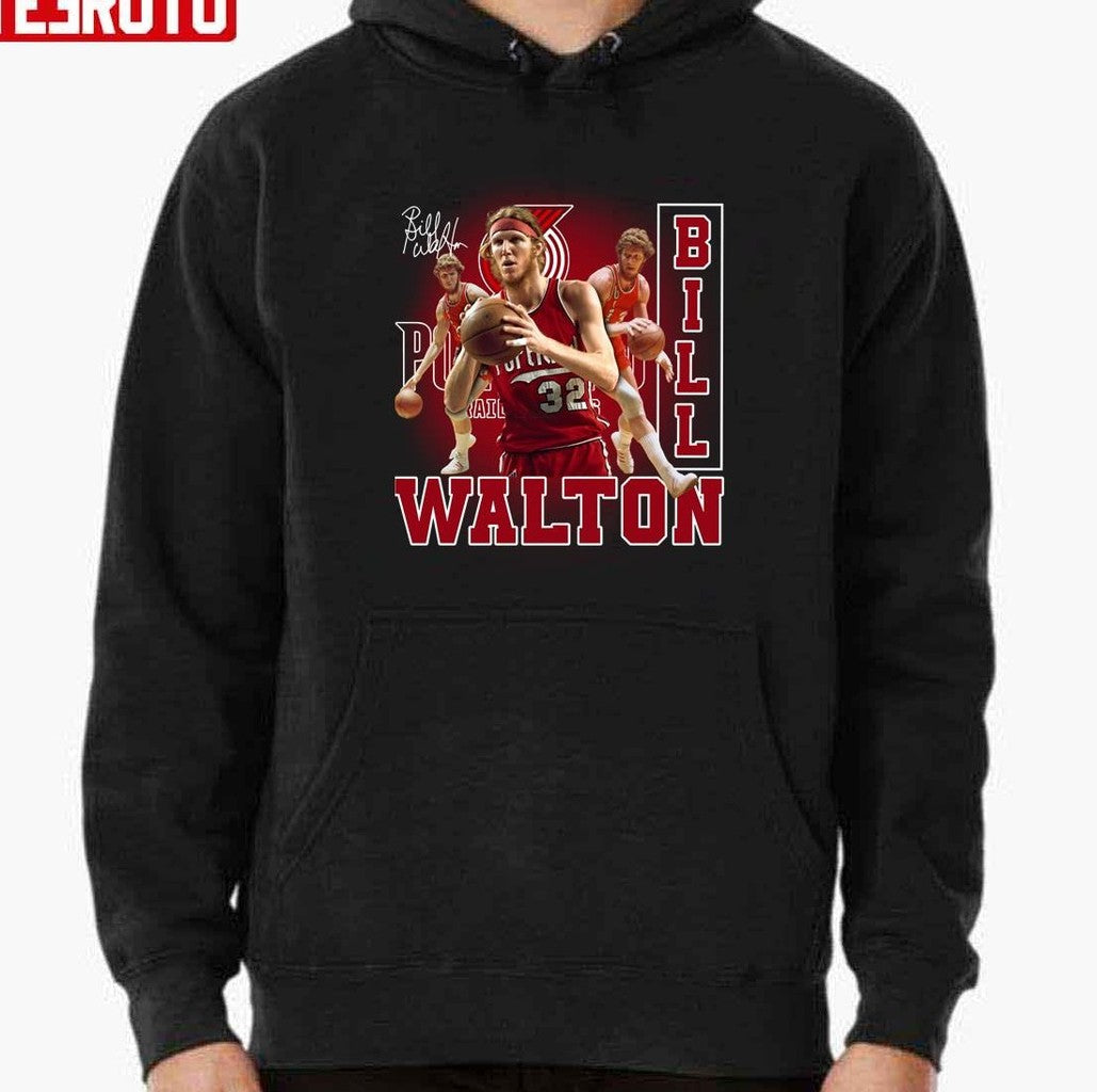 Basketball Legend Bill Walton Signature Vintage Retro 80s 90s Sweatshirt
