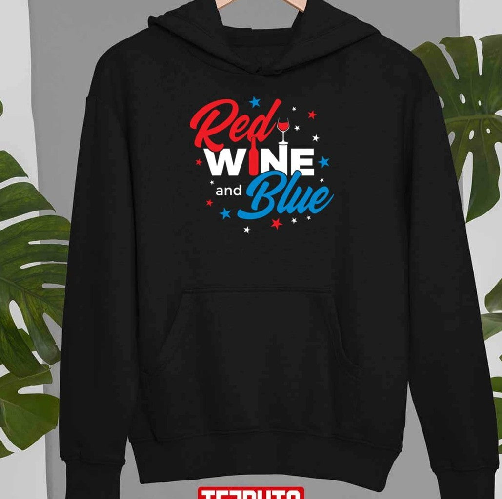 4th Of July Patriotic For Wine Drinkers Unisex T-Shirt
