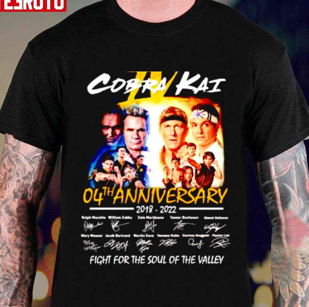 4th Anniversary Cobra Kai Design Unisex T-Shirt