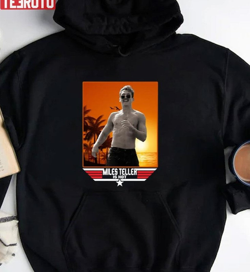 Rooster Topgun Retro Miles Teller Shirtless Unisex T-Shirt