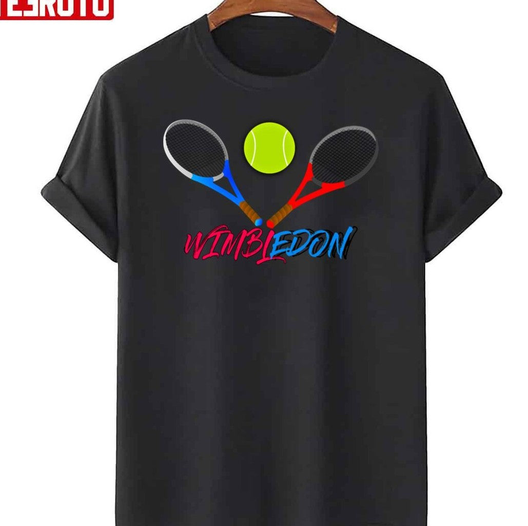 Tennis Wimbledon Artwork Unisex T-Shirt