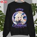 Purple Design Paimon Genshin Impact Unisex Sweatshirt