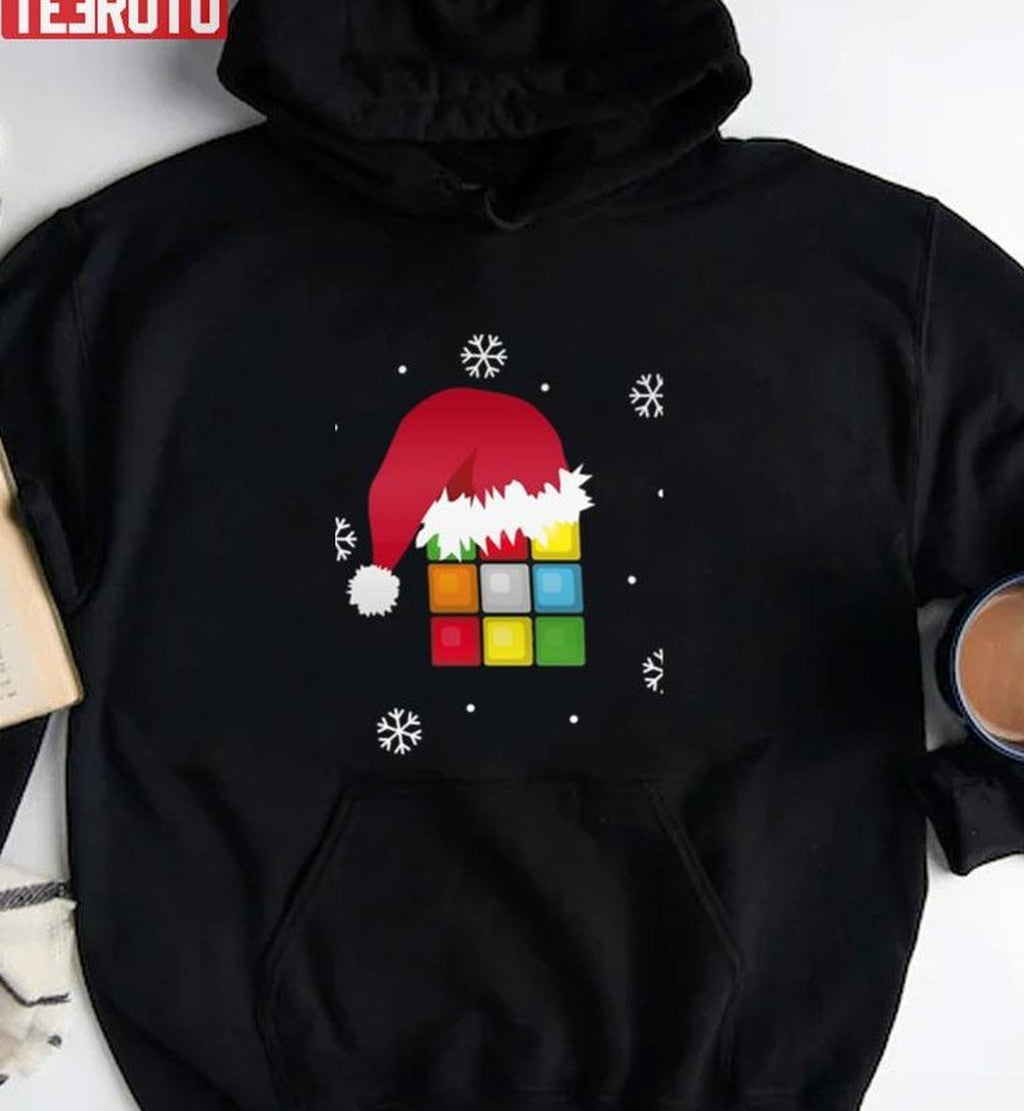 Santa Rubik Merry Christmas Oll Unisex Sweatshirt