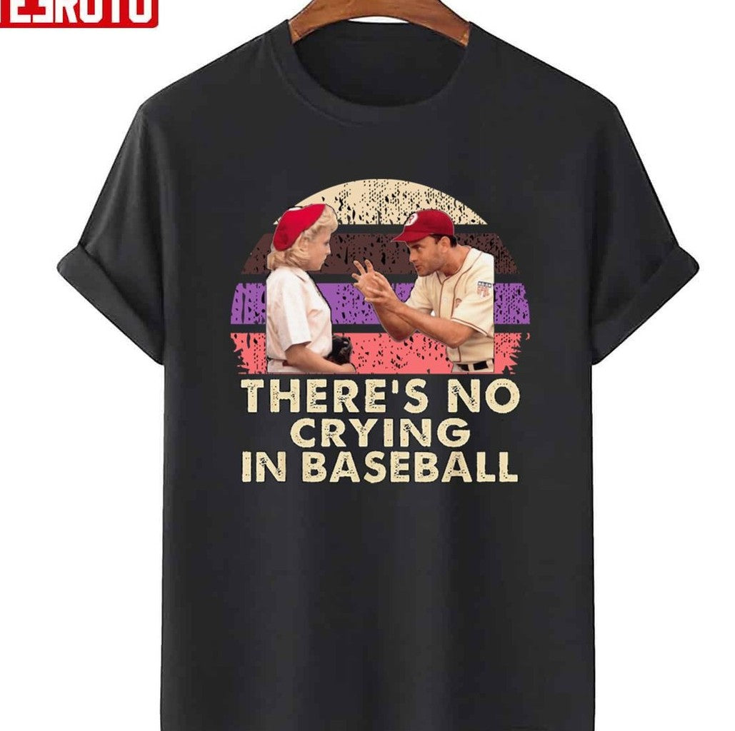 Quote No Crying In Baseball Vintage Unisex T-Shirt