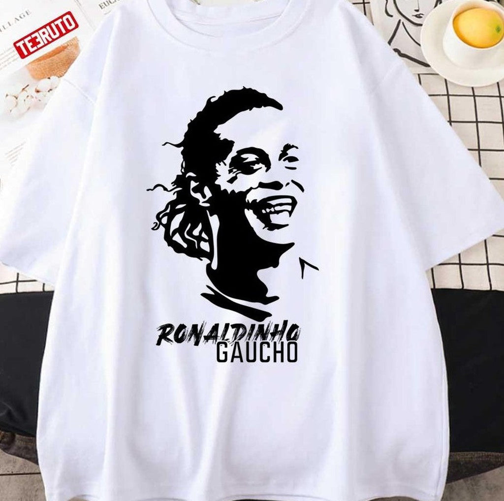 Ronaldinho Gauchi Ronnie Black And White Art Unisex Sweatshirt