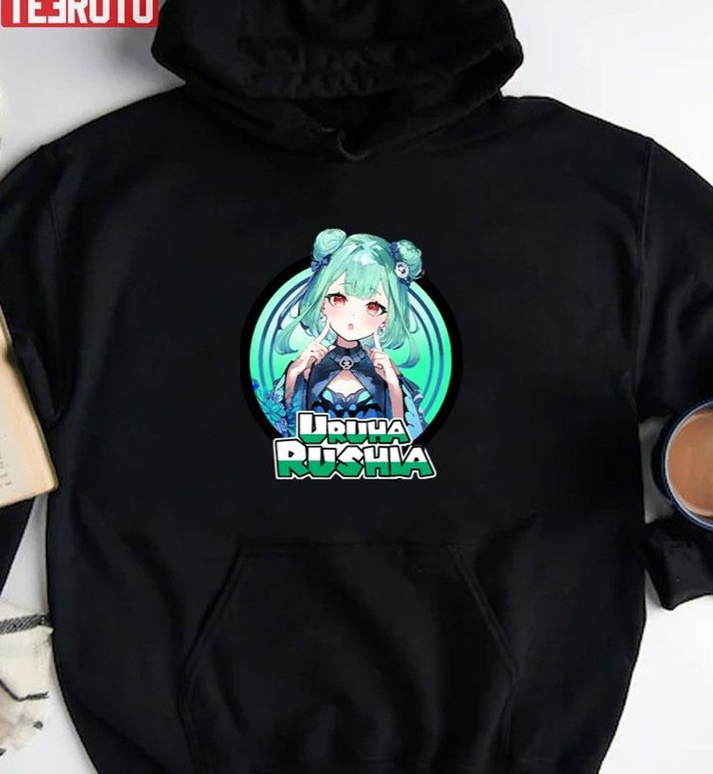 Anime Kawaii Uruha Rushia Hololive Unisex T-Shirt