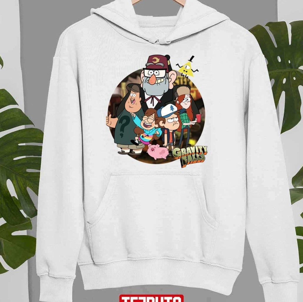 Round Design All Characters Gravity Falls Unisex Sweatshirt
