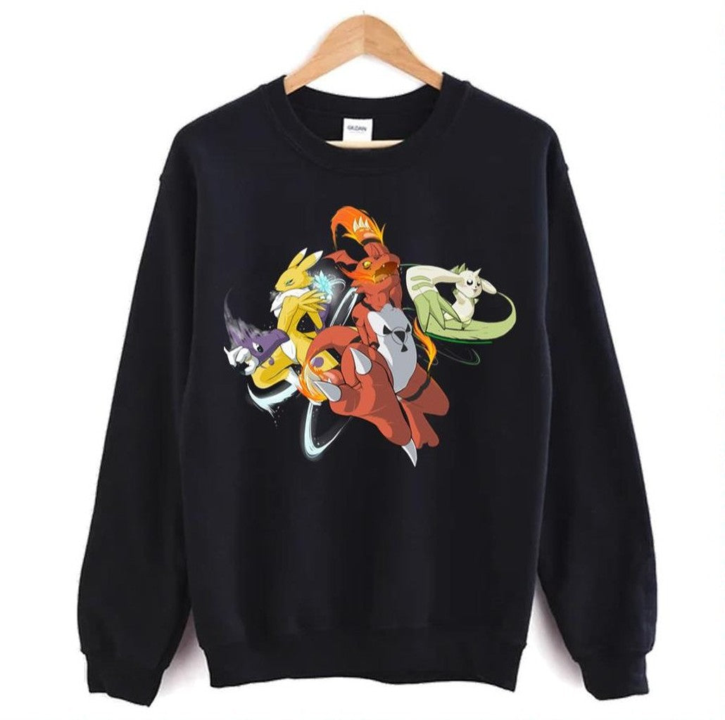 Tamers Cool Squad Digimon Unisex Sweatshirt