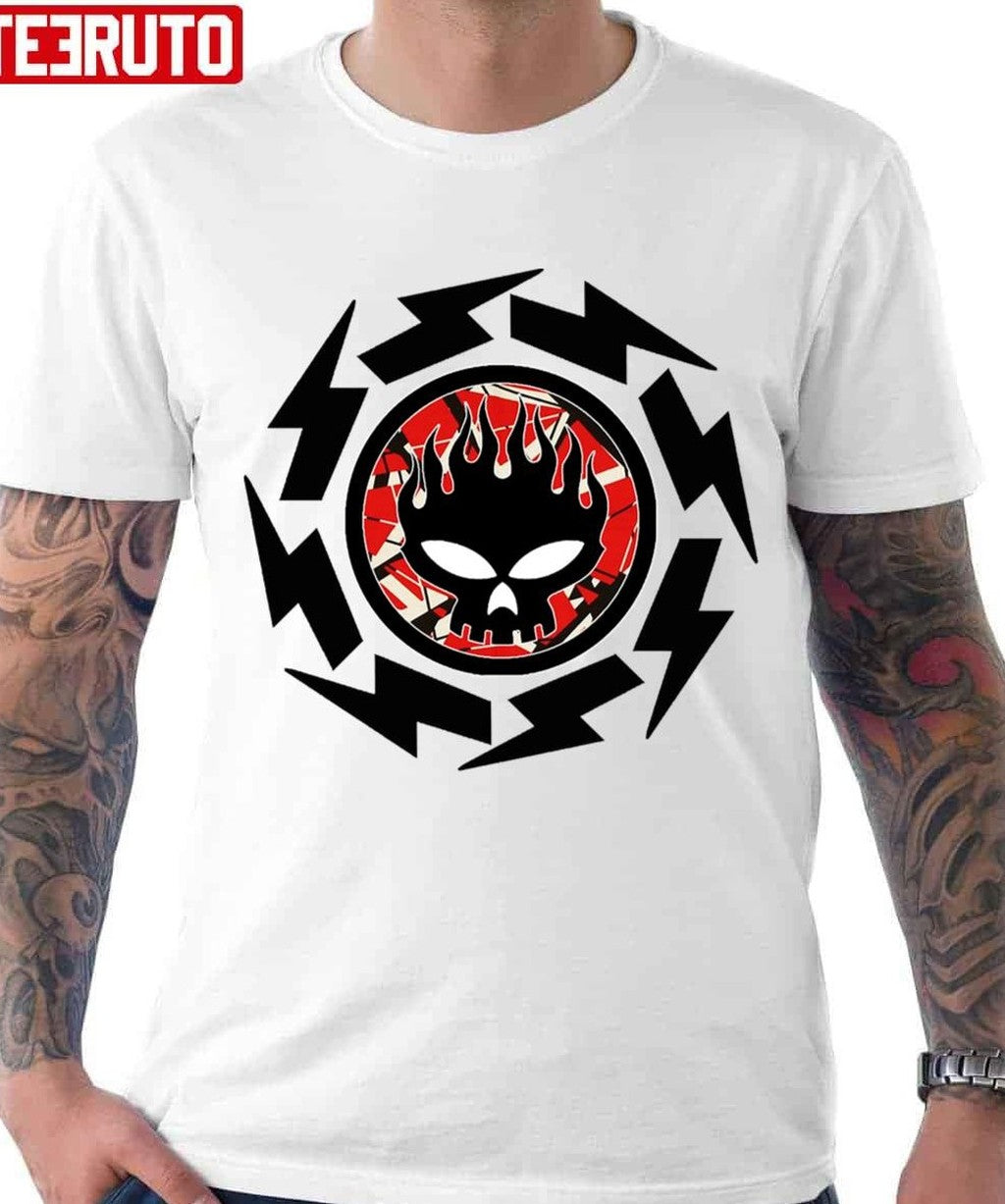 Offspring AC DC Van Halen Emblem Logo Unisex T-shirt