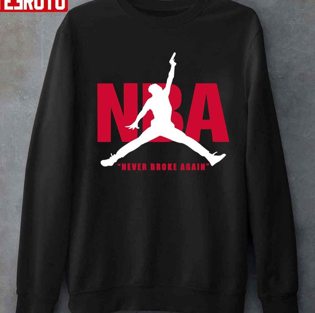 NBA Logo Never Broke Again NBA Youngboy Design Unisex Hoodie