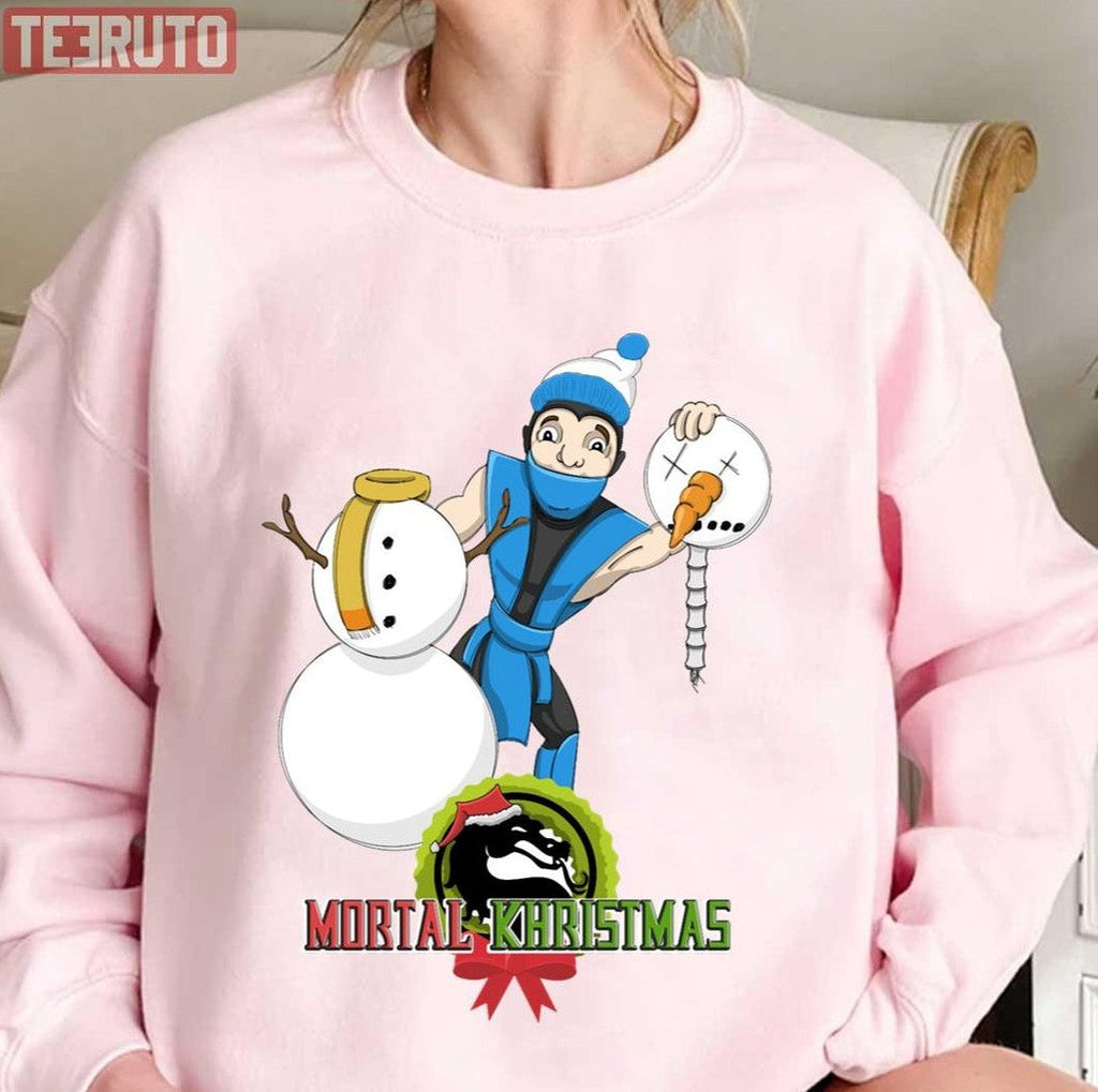 Sub Zero Mortal Khristmas Mortal Kombat Christmas Unisex Sweatshirt