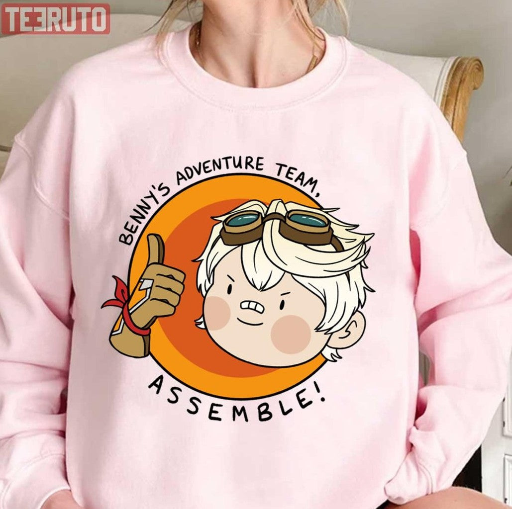 Bennett Benny's Adventure Team Assemble Genshin Impact Unisex T-Shirt