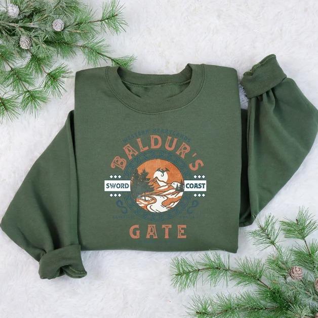 Baldurs Gate 3 Adventure Awaits Sweatshirt, Astarion High Elf Shirt, Astarion Bulders, Video Game Shirt Classic Fabric