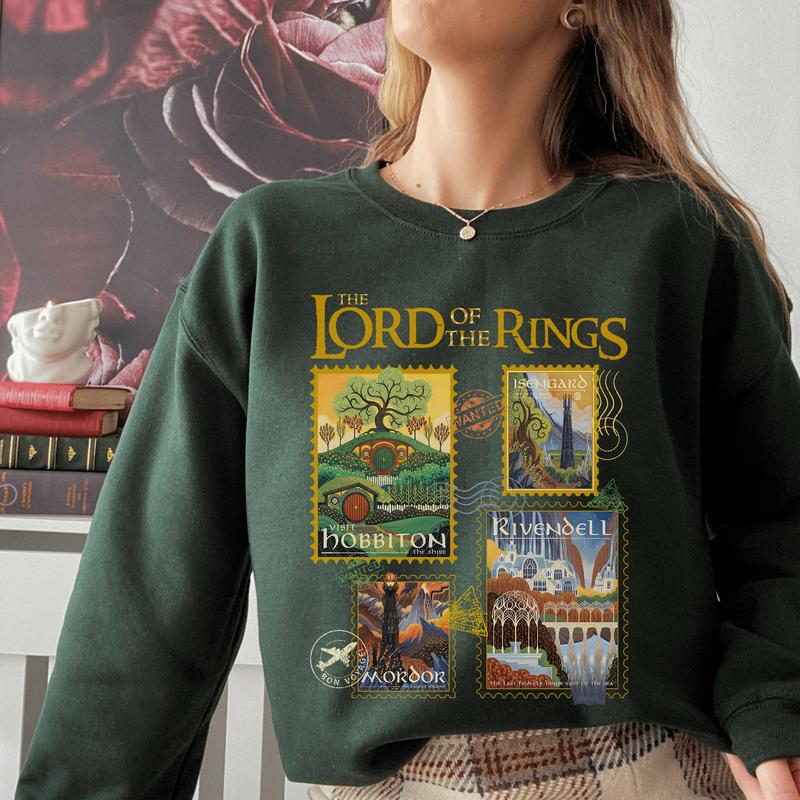 LOTR Stamp T Shirt Hoodie Sweatshirt Sweater