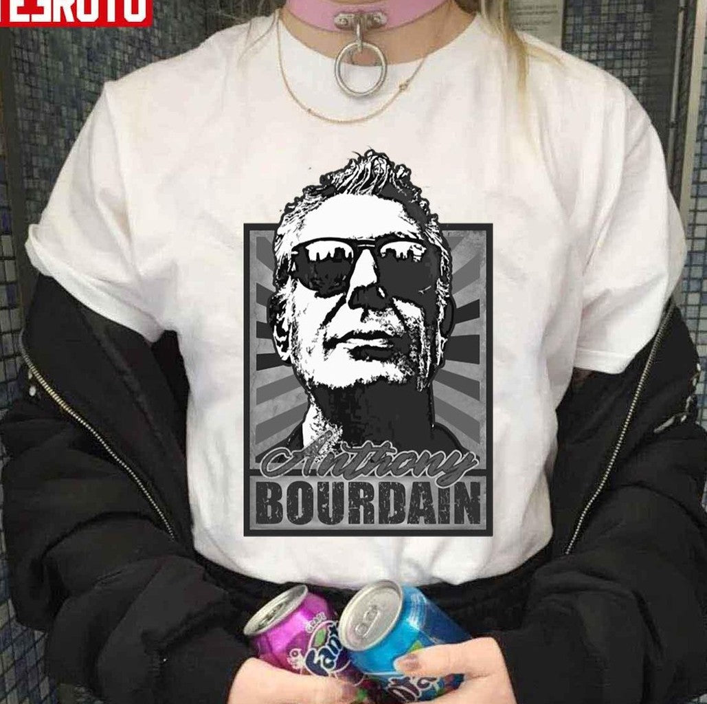 Anthony Bourdain Black And White Unisex Sweatshirt