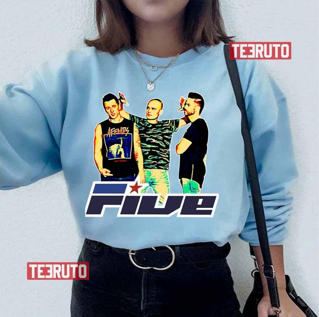Retro Five Band 90s Unisex T-Shirt