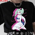 Sexy Demon Face Rebecca Cyberpunk Unisex T-Shirt