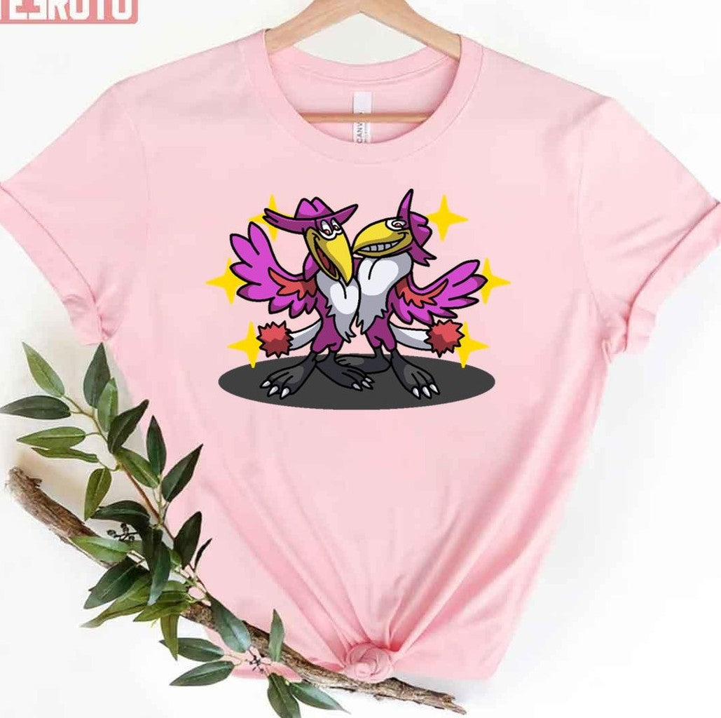 Performance Heckle And Jeckle Honchkrow Cartoon Unisex T-Shirt