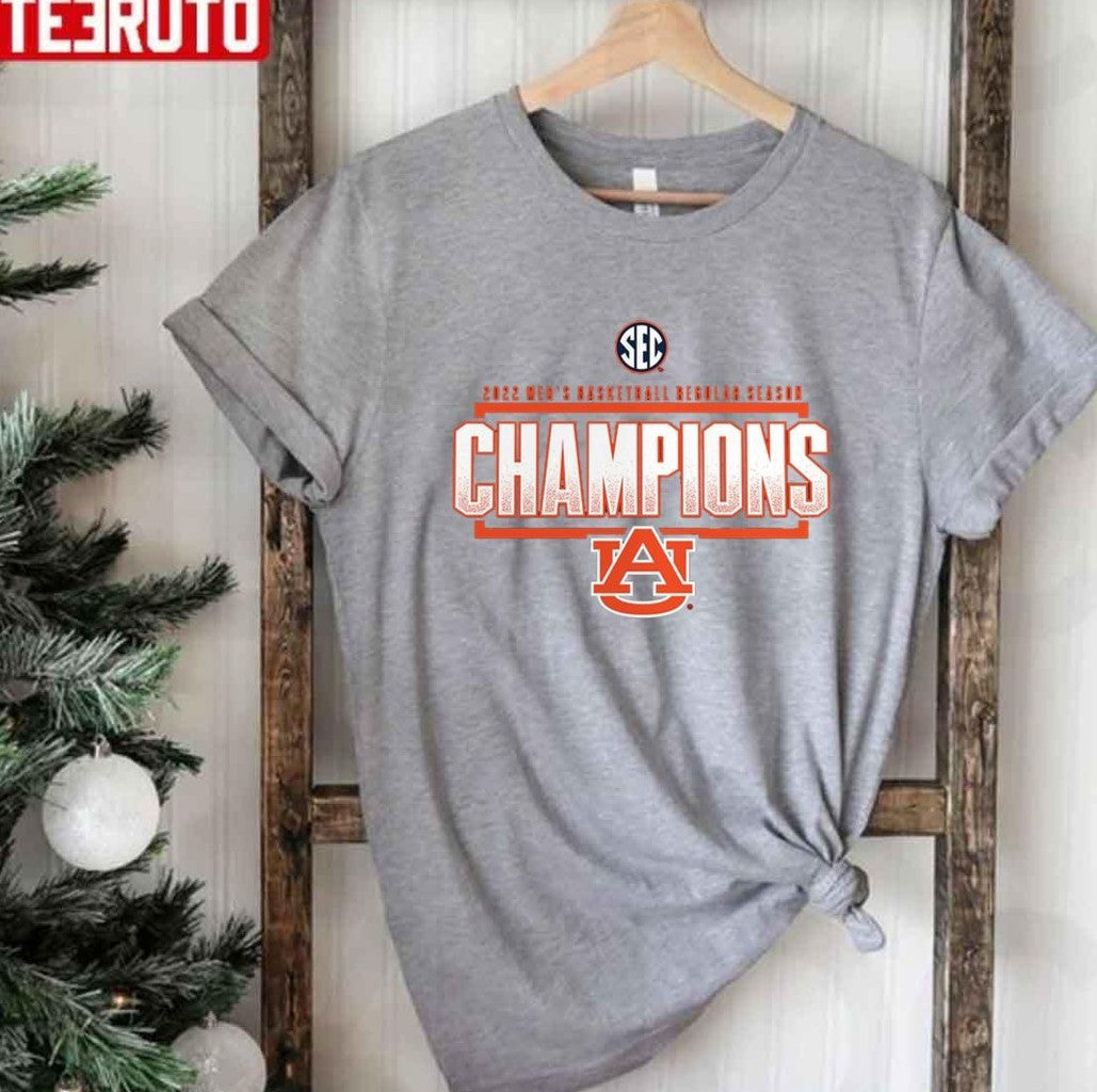 Auburn Tigers Basketball Regular Season Champions Unisex T-Shirt