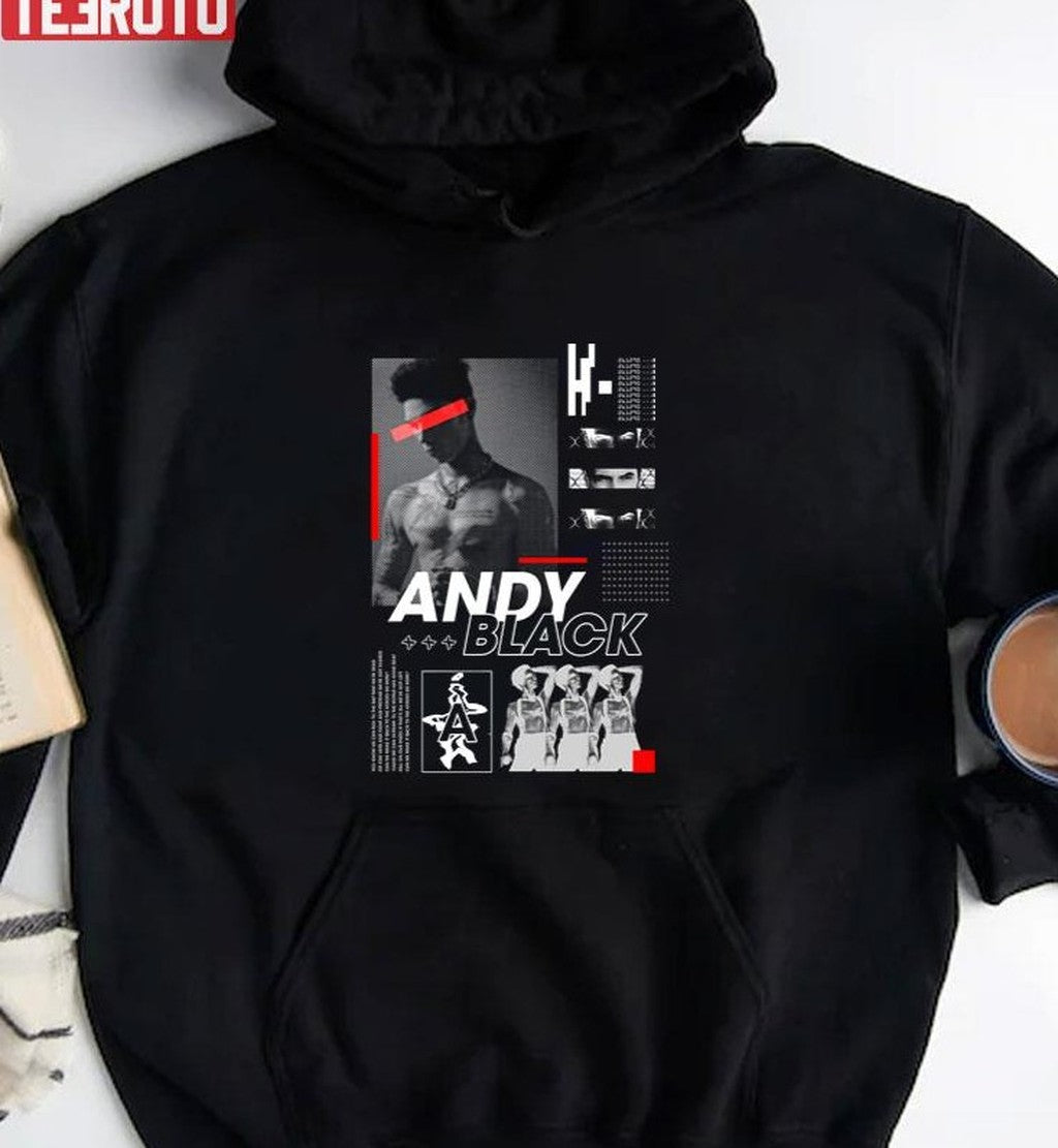Andy Black Unisex T-Shirt