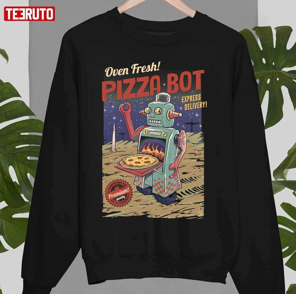 Pizza Bot Unisex T-Shirt
